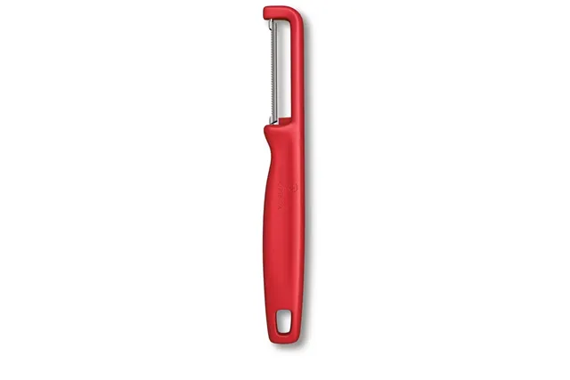 Obieraczka uniwersalna Iota z ząbkowanym ostrzem, czerwony, 165mm Victorinox 6.0943.1
