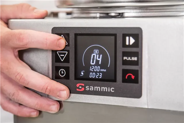 Kuter-emulgator KE-5V z elektronicznym panelem graficznym, 5,5L, 230V/1500W, 286x387x487mm Sammic 1050834