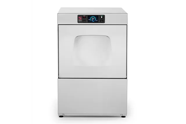 Zmywarka do szkła 40x40 UX-40B, sterowana elektronicznie, 400V/3050W, 470x540x710mm Sammic 1303107
