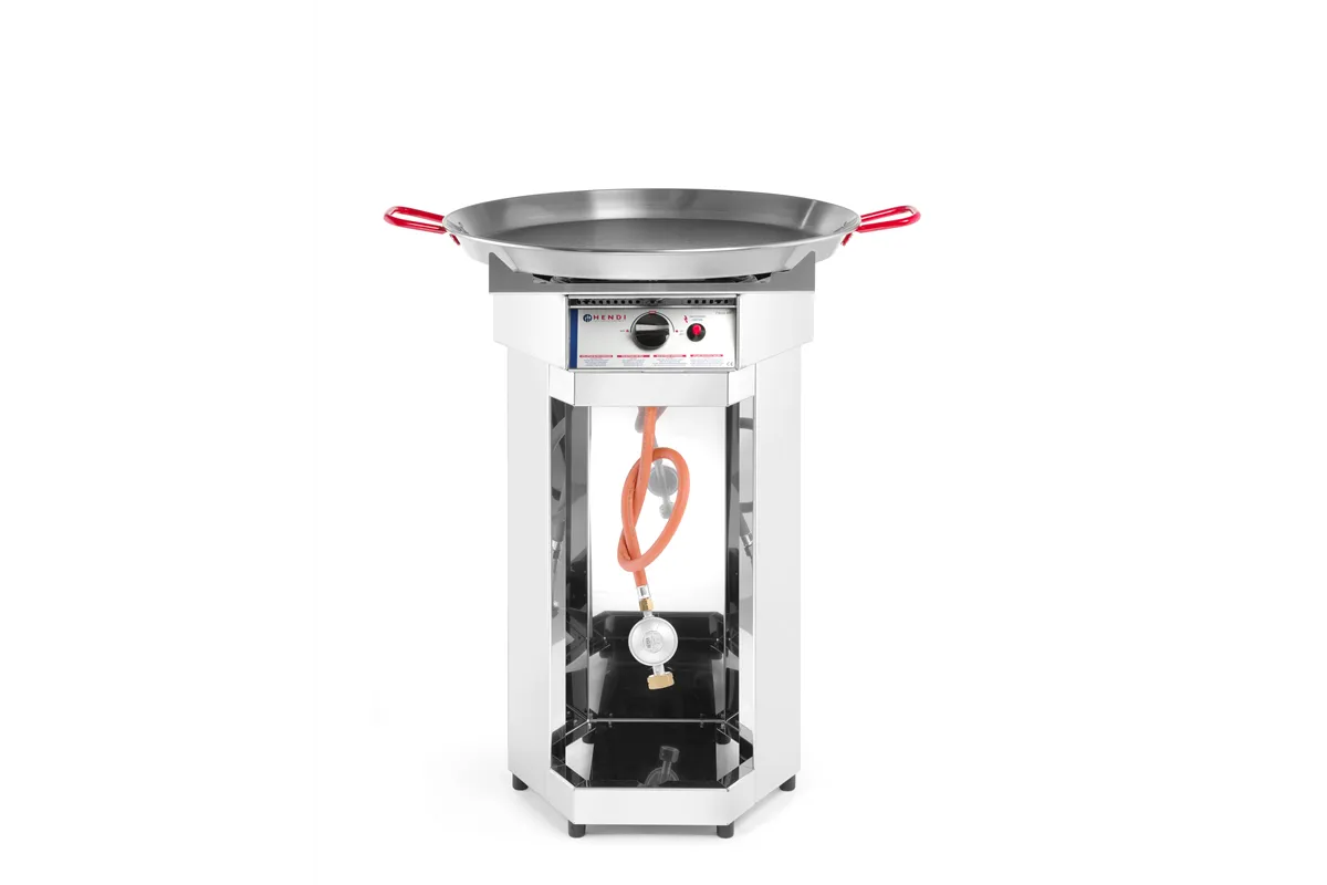 Grill gazowy Fiesta 600, 4,8kW, 600x600x870mm HENDI 146002