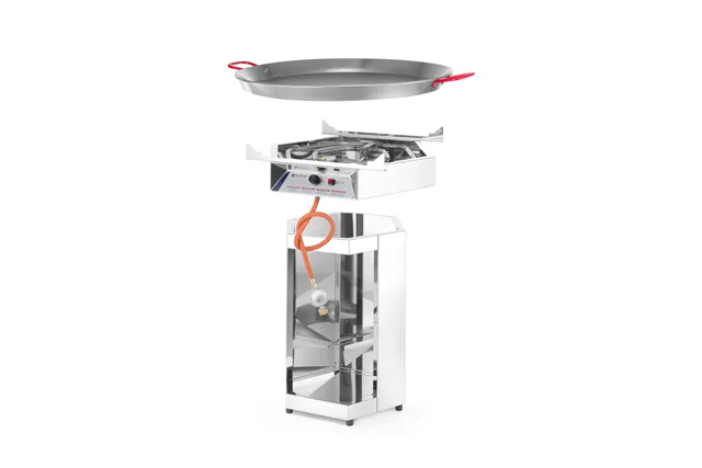 Grill gazowy Fiesta 800, 7kW, 800x800x900mm HENDI 146804
