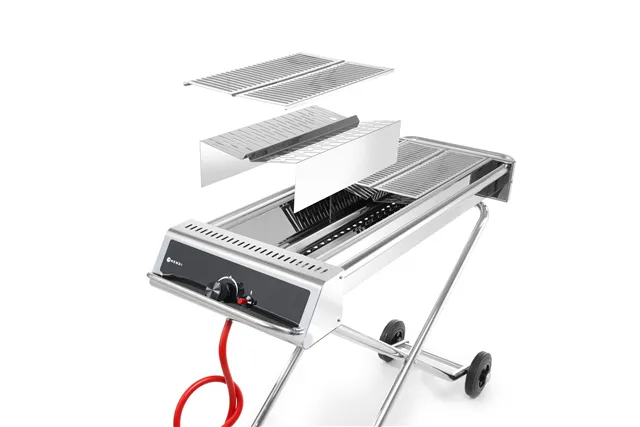 Grill gazowy Xenon Pro, 7,5kW, 1120x410x900mm HENDI 148105
