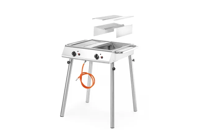 Xantos Grill gazowy, 9,5kW, 770x710x870mm HENDI 148624