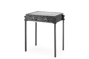 Roast-Master Pro Black Grill gazowy, czarny, 11,6kW, 790x560x900mm HENDI 148822