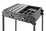 Roast-Master Pro Black Grill gazowy, czarny, 11,6kW, 790x560x900mm HENDI 148822