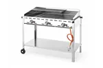 Grill Green Fire 3-palnikowy, Profi Line, 17,4kW, 1078x612x825mm HENDI 149591