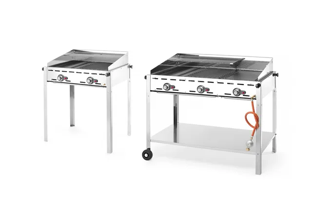 Grill Green Fire 3-palnikowy, Profi Line, 17,4kW, 1078x612x825mm HENDI 149591