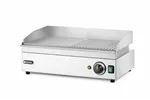 Płyta grillowa w połowie żebrowana, Kitchen Line, 1/2 gładka, 1/2 ryflowana, 220-240V/2400W, 527x404x233mm HENDI 154946