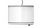 Płyta grillowa w połowie żebrowana, Kitchen Line, 1/2 gładka, 1/2 ryflowana, 220-240V/2400W, 527x404x233mm HENDI 154946
