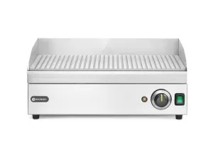 Płyta grillowa żebrowana, Kitchen Line, ryflowana, 220-240V/2400W, 527x404x233mm HENDI 154953