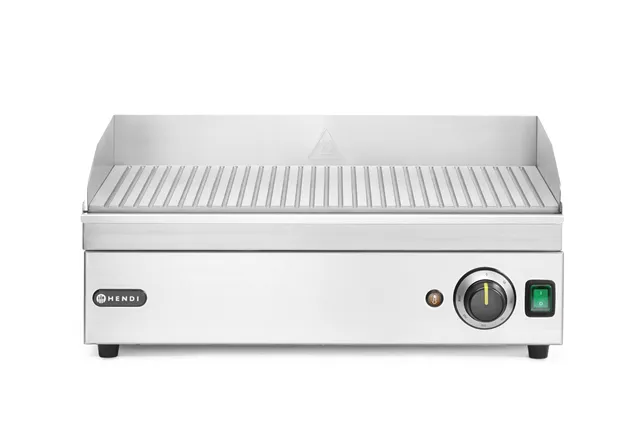 Płyta grillowa żebrowana, Kitchen Line, ryflowana, 220-240V/2400W, 527x404x233mm HENDI 154953
