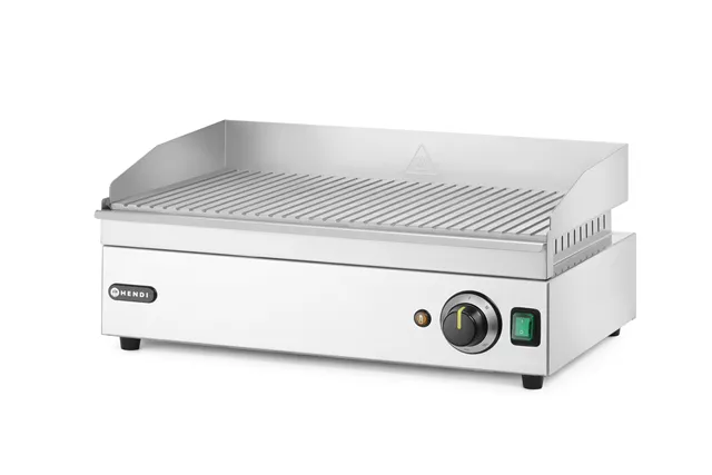 Płyta grillowa żebrowana, Kitchen Line, ryflowana, 220-240V/2400W, 527x404x233mm HENDI 154953
