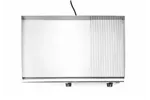 Płyta grillowa w ⅓ żebrowana, Kitchen Line, 2/3 gładka, 1/3 ryflowana, 220-240V/3500W, 697x474x241mm HENDI 154960