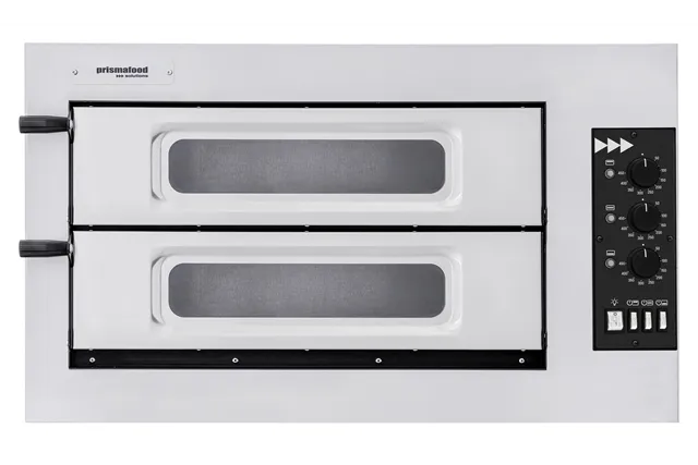 Piec do pizzy Basic 2/50 Vetro, 2 komory, 400V/6000W, 915x621x527mm Prismafood 1F010036