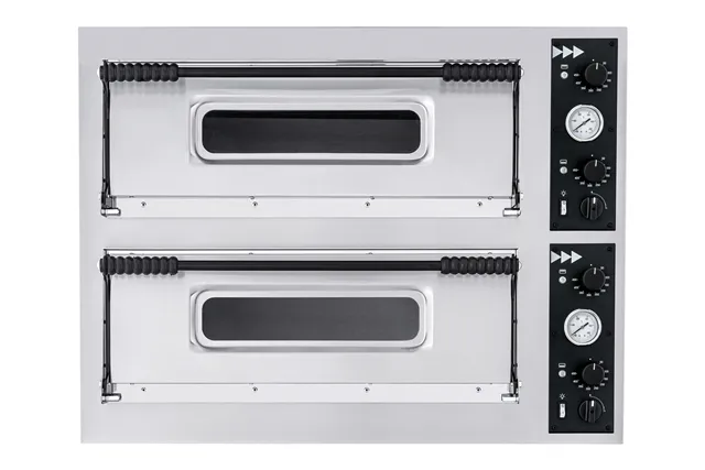 Piec do pizzy Basic 44, 2 komory, 400V/9400W, 975x814x745mm Prismafood 1F010050