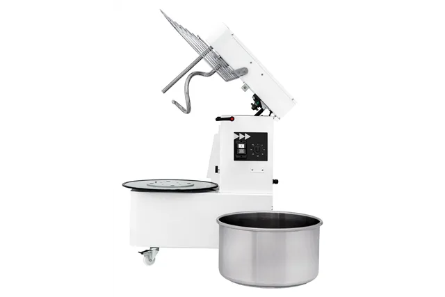 Miesiarka spiralna z podnoszoną głowicą i wyjmowaną dzieżą 22 l 56 kg/godz. 22L 400V/750W 390x670x735mm Prismafood 1I053035