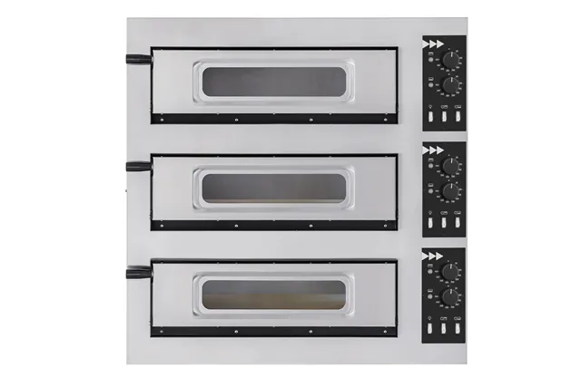 Piec do pizzy 3-stopniowy Basic 3/50 Glass and Light, 400V/1200W, 915x690x900mm Prismafood 201046