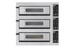 Piec do pizzy 3-stopniowy Basic 3/50 Glass and Light, 400V/1200W, 915x690x900mm Prismafood 201046