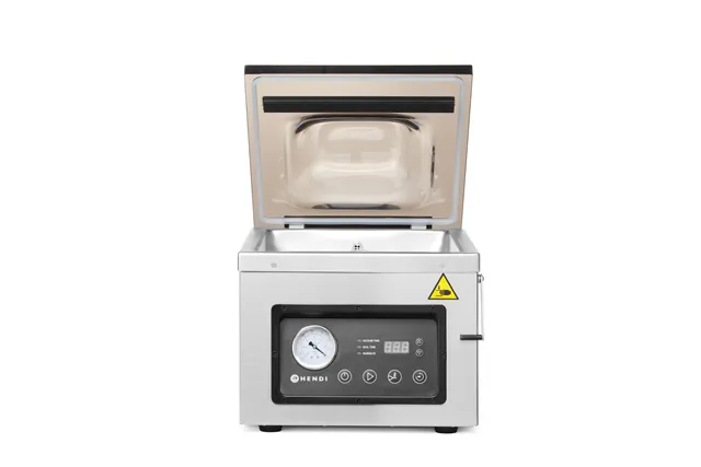 Pakowarka próżniowa - komorowa, Profi Line, Listwa zgrzewająca 260 mm, 240V/1000W, 330x480x361mm HENDI 201428