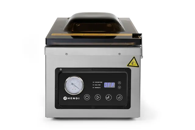 Pakowarka próżniowa - komorowa, Profi Line, Listwa zgrzewająca 260 mm, 240V/1000W, 330x480x361mm HENDI 201428