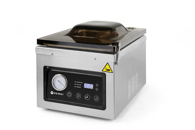 Pakowarka próżniowa - komorowa, Profi Line, Listwa zgrzewająca 260 mm, 240V/1000W, 330x480x361mm HENDI 201428