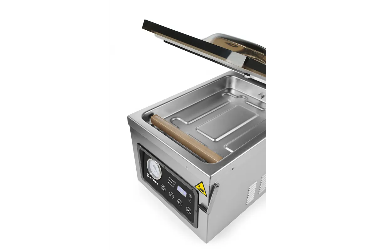 Pakowarka próżniowa - komorowa, Profi Line, Listwa zgrzewająca 260 mm, 240V/1000W, 330x480x361mm HENDI 201428