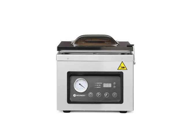 Pakowarka próżniowa komorowa, Profi Line, listwa zgrzewająca 300 mm, 230V/950W, 367x425x364mm HENDI 201435