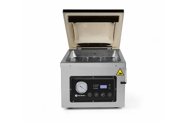 Pakowarka próżniowa komorowa, Profi Line, listwa zgrzewająca 300 mm, 230V/950W, 367x425x364mm HENDI 201435