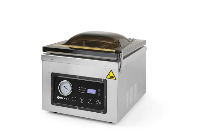 Pakowarka próżniowa komorowa, Profi Line, listwa zgrzewająca 300 mm, 230V/950W, 367x425x364mm HENDI 201435