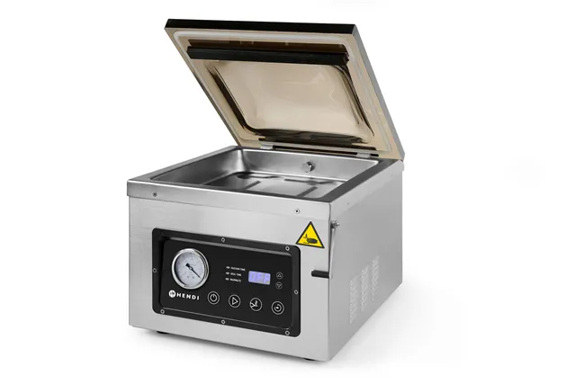 Pakowarka próżniowa komorowa, Profi Line, listwa zgrzewająca 300 mm, 230V/950W, 367x425x364mm HENDI 201435