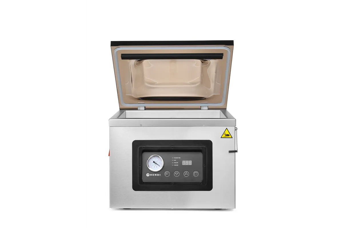 Pakowarka próżniowa komorowa 410, Profi Line, listwa zgrzewająca 410 mm, 230V/1100W, 510x625x455mm HENDI 201442