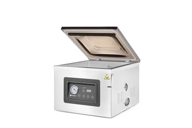 Pakowarka próżniowa komorowa 410, Profi Line, listwa zgrzewająca 410 mm, 230V/1100W, 510x625x455mm HENDI 201442