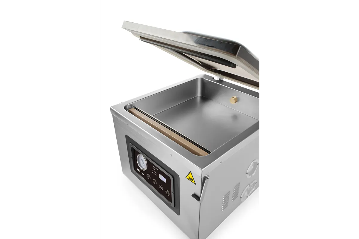 Pakowarka próżniowa komorowa 410, Profi Line, listwa zgrzewająca 410 mm, 230V/1100W, 510x625x455mm HENDI 201442