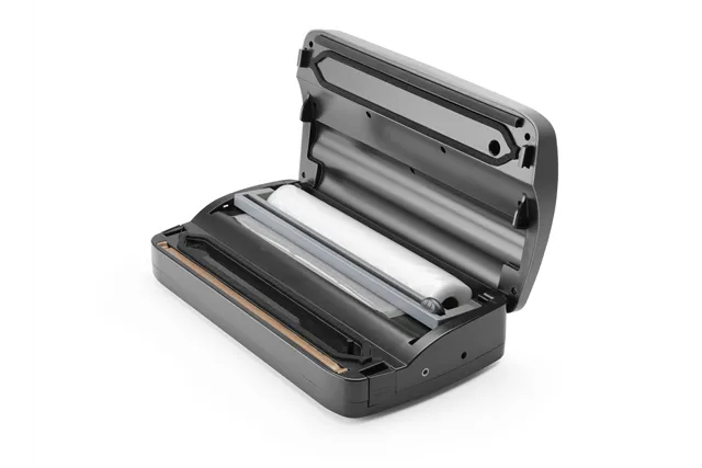 Pakowarka próżniowa z podajnikiem na rolkę , Budget Line, 220-240V/100W, 385x205x95mm HENDI 201626