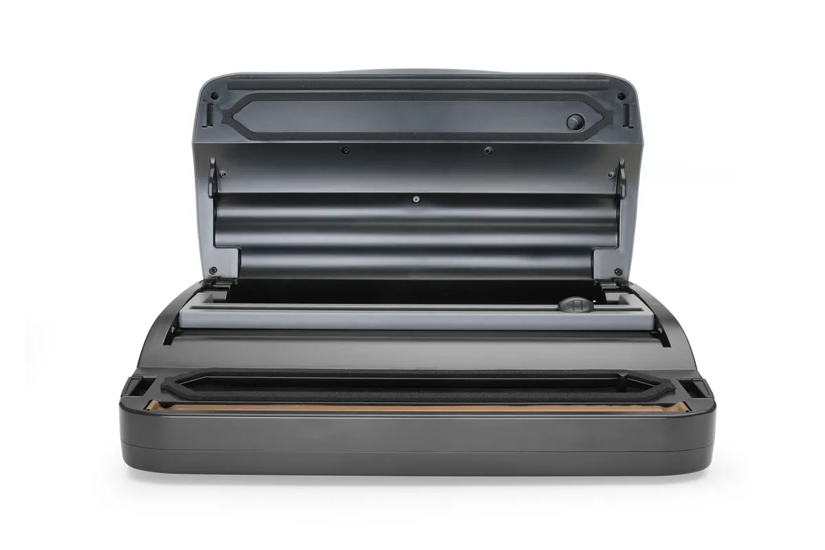 Pakowarka próżniowa z podajnikiem na rolkę , Budget Line, 220-240V/100W, 385x205x95mm HENDI 201626