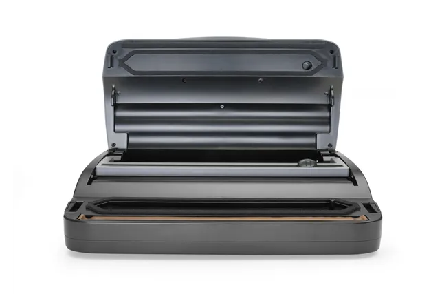 Pakowarka próżniowa z podajnikiem na rolkę , Budget Line, 220-240V/100W, 385x205x95mm HENDI 201626