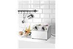 Podgrzewacz do sosów podwójny, 1,3L, 220-240V/400W, 270x223x282mm HENDI 201725