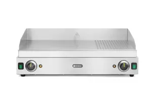 Płyta grillowa w ⅓ żebrowana, Profi Line, 2/3 gładka, 1/3 ryflowana, 230V/3500W, 697x474x241mm HENDI 203163
