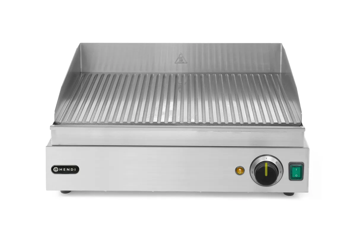 Płyta grillowa żebrowana, Profi Line, ryflowana, 230V/2400W, 527x404x233mm HENDI 203170