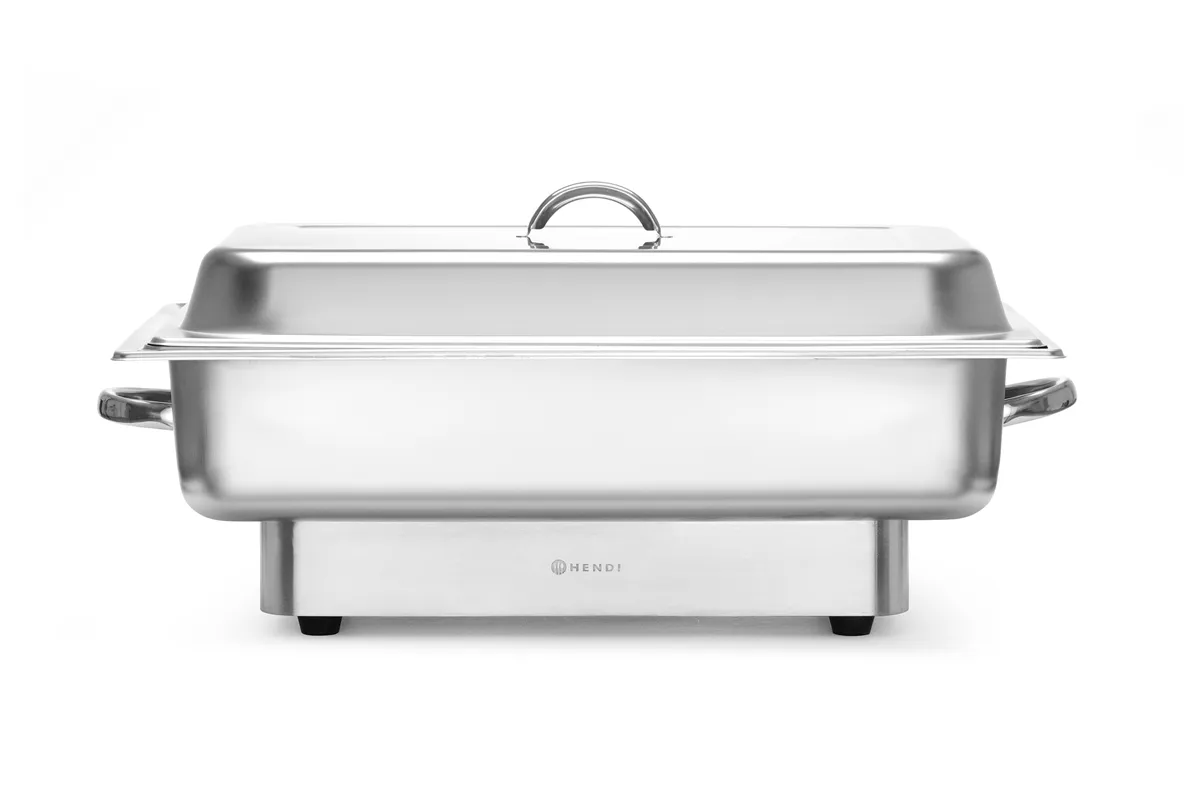 Kuchenka elektryczna Pollina, Profi Line, 9L, srebrny, 230V/900W, 587x440x273mm HENDI 204900