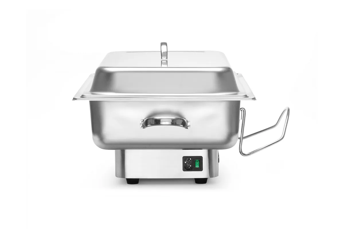 Kuchenka elektryczna Pollina, Profi Line, 9L, srebrny, 230V/900W, 587x440x273mm HENDI 204900