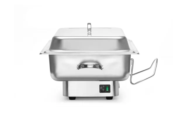Kuchenka elektryczna Pollina, Profi Line, 9L, srebrny, 230V/900W, 587x440x273mm HENDI 204900