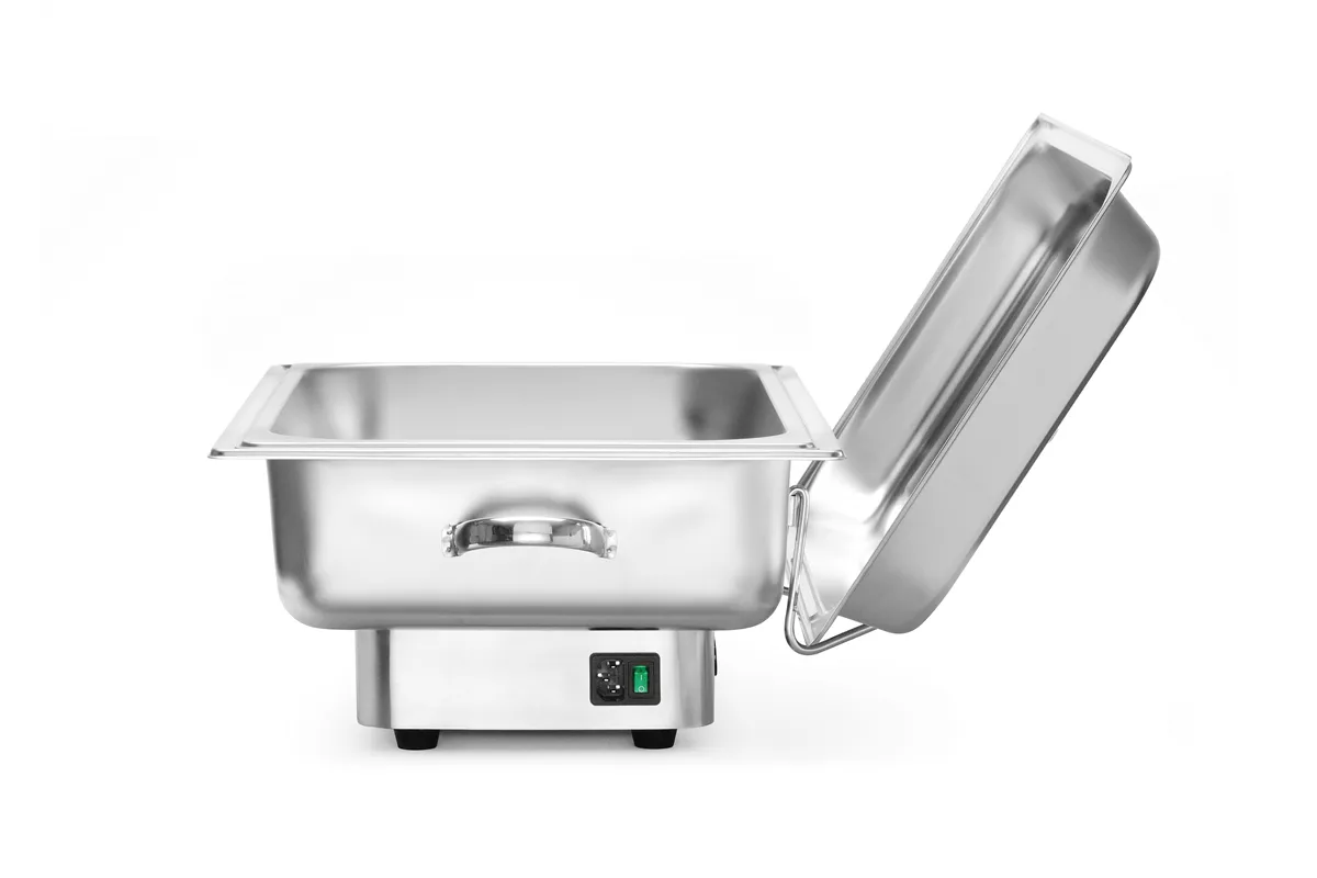 Kuchenka elektryczna Pollina, Profi Line, 9L, srebrny, 230V/900W, 587x440x273mm HENDI 204900