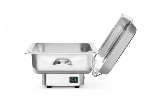 Kuchenka elektryczna Pollina, Profi Line, 9L, srebrny, 230V/900W, 587x440x273mm HENDI 204900