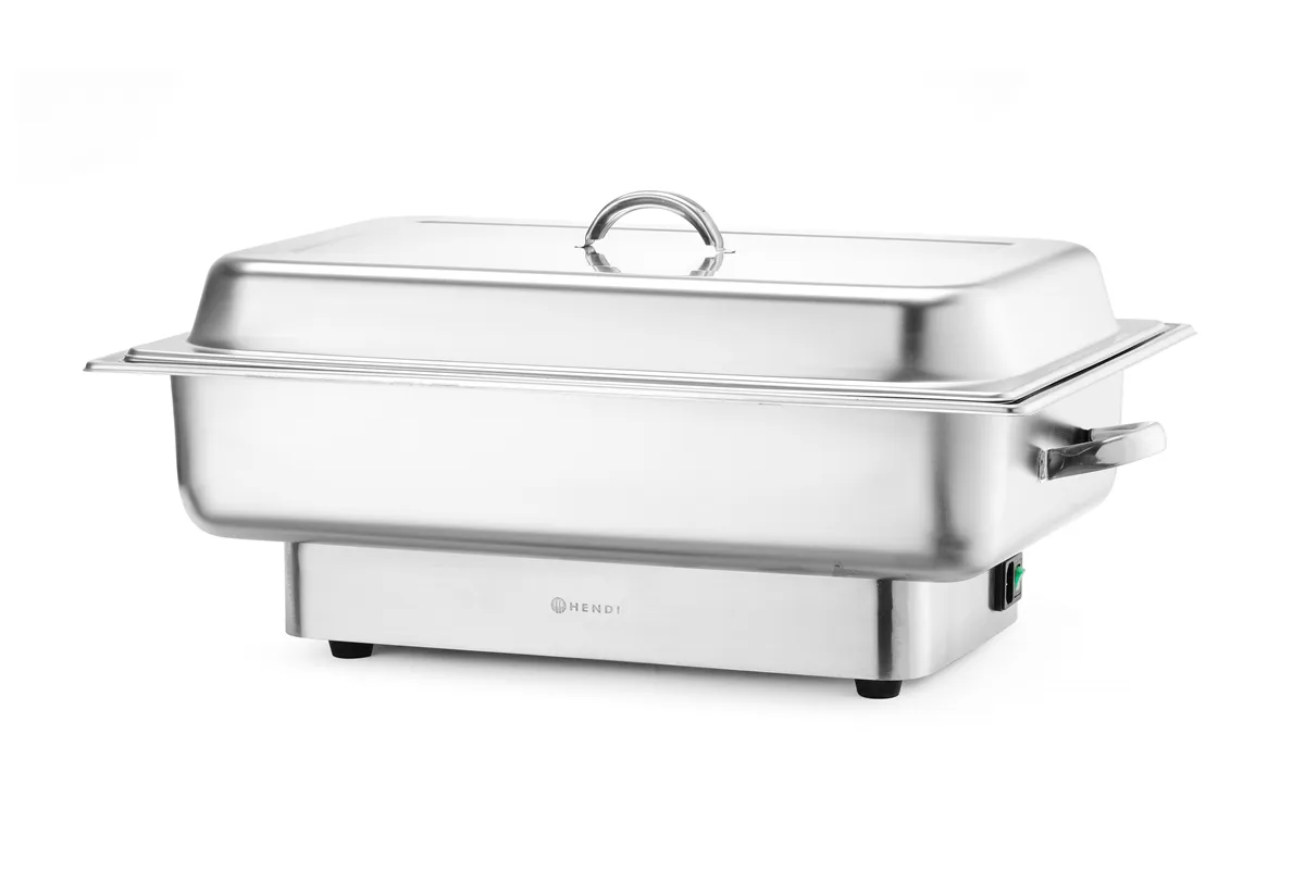 Kuchenka elektryczna Pollina, Profi Line, 9L, srebrny, 230V/900W, 587x440x273mm HENDI 204900