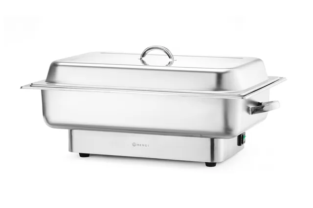 Kuchenka elektryczna Pollina, Profi Line, 9L, srebrny, 230V/900W, 587x440x273mm HENDI 204900