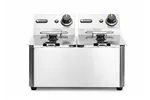 Frytkownica 2x4 l, Kitchen Line, 8L, 230V/6000W, 470x380x315mm HENDI 205846
