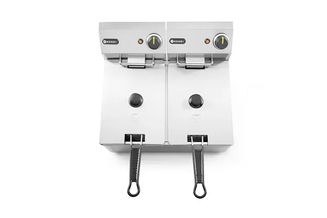 Frytkownica 2x4 l, Kitchen Line, 8L, 230V/6000W, 470x380x315mm HENDI 205846
