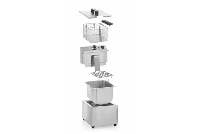 Frytownica manualna , 8 l, Profi Line, 8L, 230V/3500W, 305x460x369mm HENDI 207208