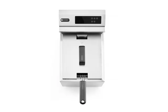 Frytownica z panelem cyfrowym z kranem spustowym 8 l, Profi Line, 8L, 230V/3500W, 305x515x345mm HENDI 207369